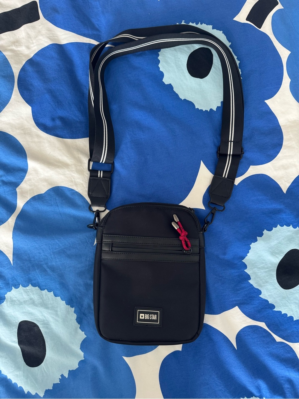 Casual crossbody bag technical fabric